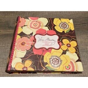 NEW Vera Bradley In Buttercup Deluxe Photo Album Holds (200) 4 x 6 Pictures